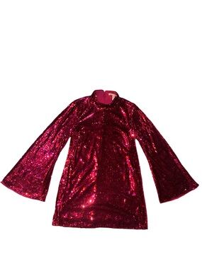 Hutch Hot Pink Sequin Party Dress